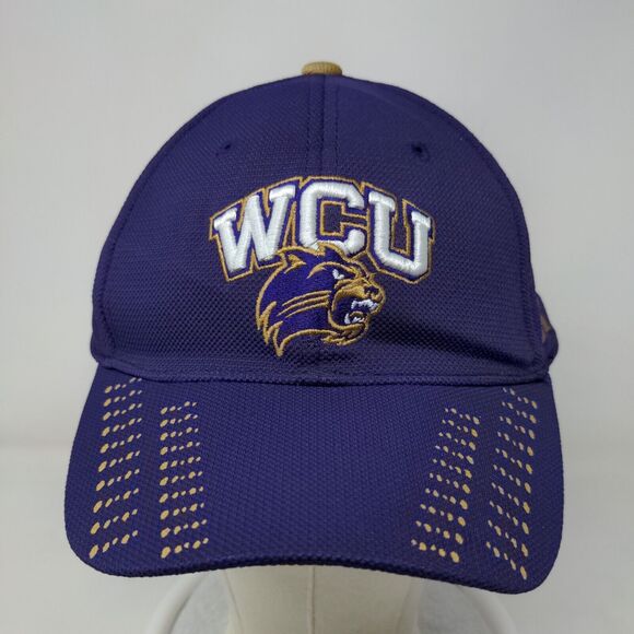 Russell Athletic Men's Strapback Hat Purple Western Carolina Catamounts Logo - Picture 2 of 7